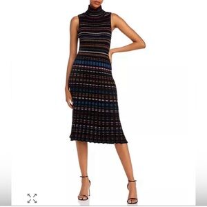 Milly knit metallic dress